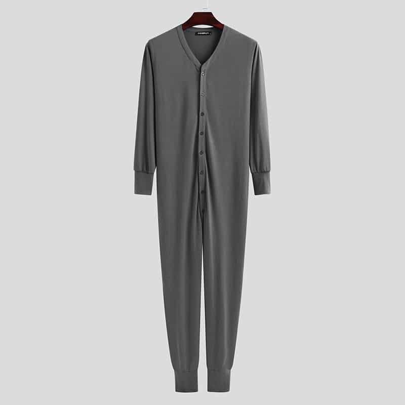 Combinaison pyjama couleur unie – Image 4