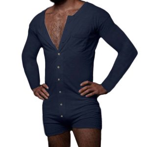 Combinaison short légère pyjama pour hommes