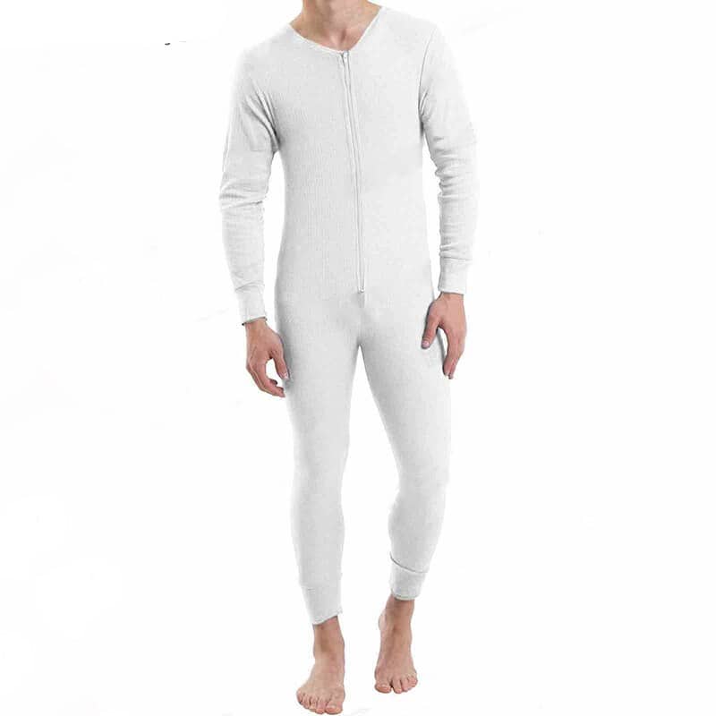 Combinaison unie à manches longues pour homme – Image 3
