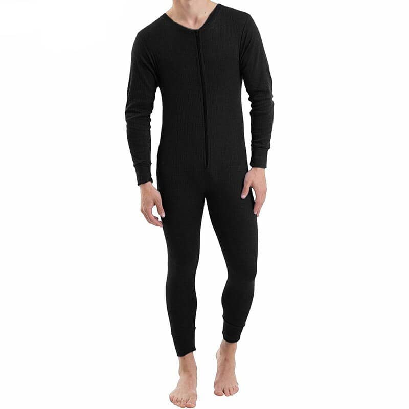 Combinaison unie à manches longues pour homme – Image 4
