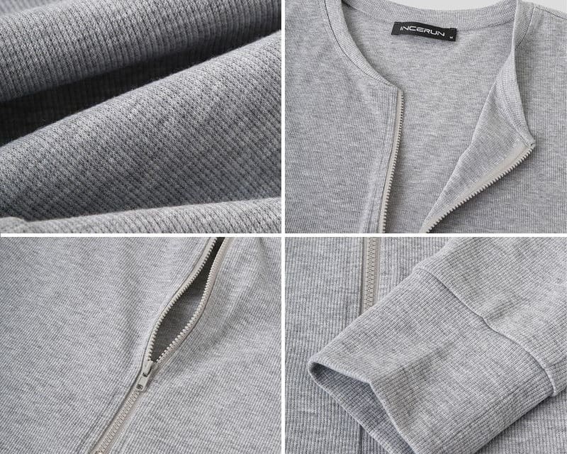 Combinaison unie à manches longues pour homme – Image 6