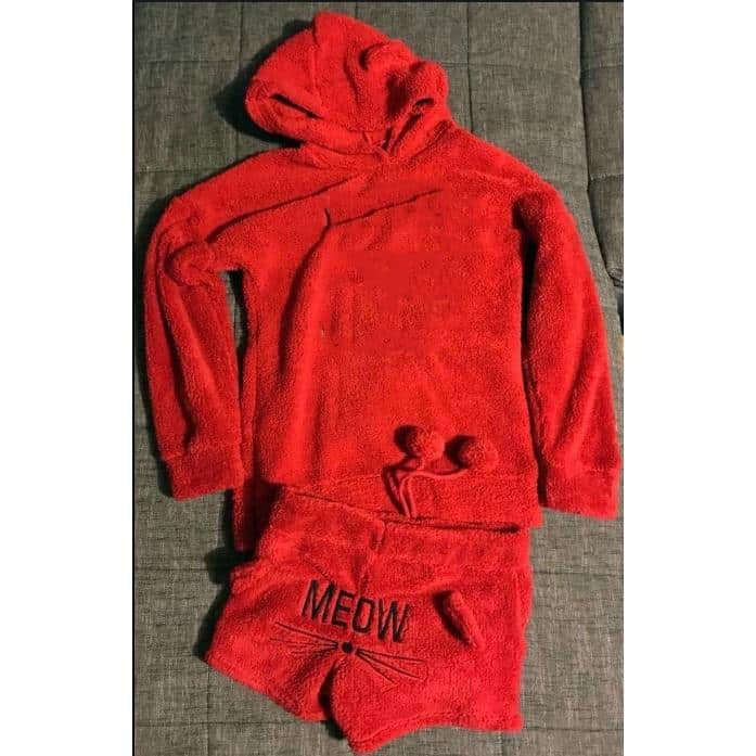 Ensemble de pyjama chat en polaire – Image 3