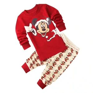 Ensemble pyjama Mickey en Père Noël