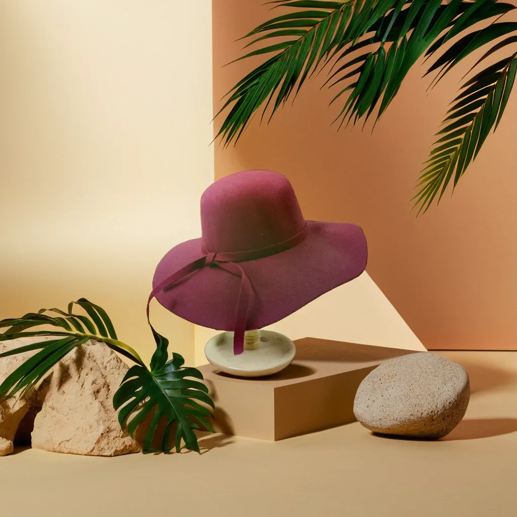 Chapeau Fedora Femme Rond Classe – Image 4