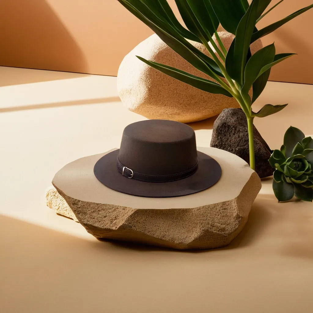 Chapeau Fedora Plat Classy Chic – Image 3
