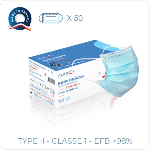 Masque chirurgicaux Auriol 50 masques