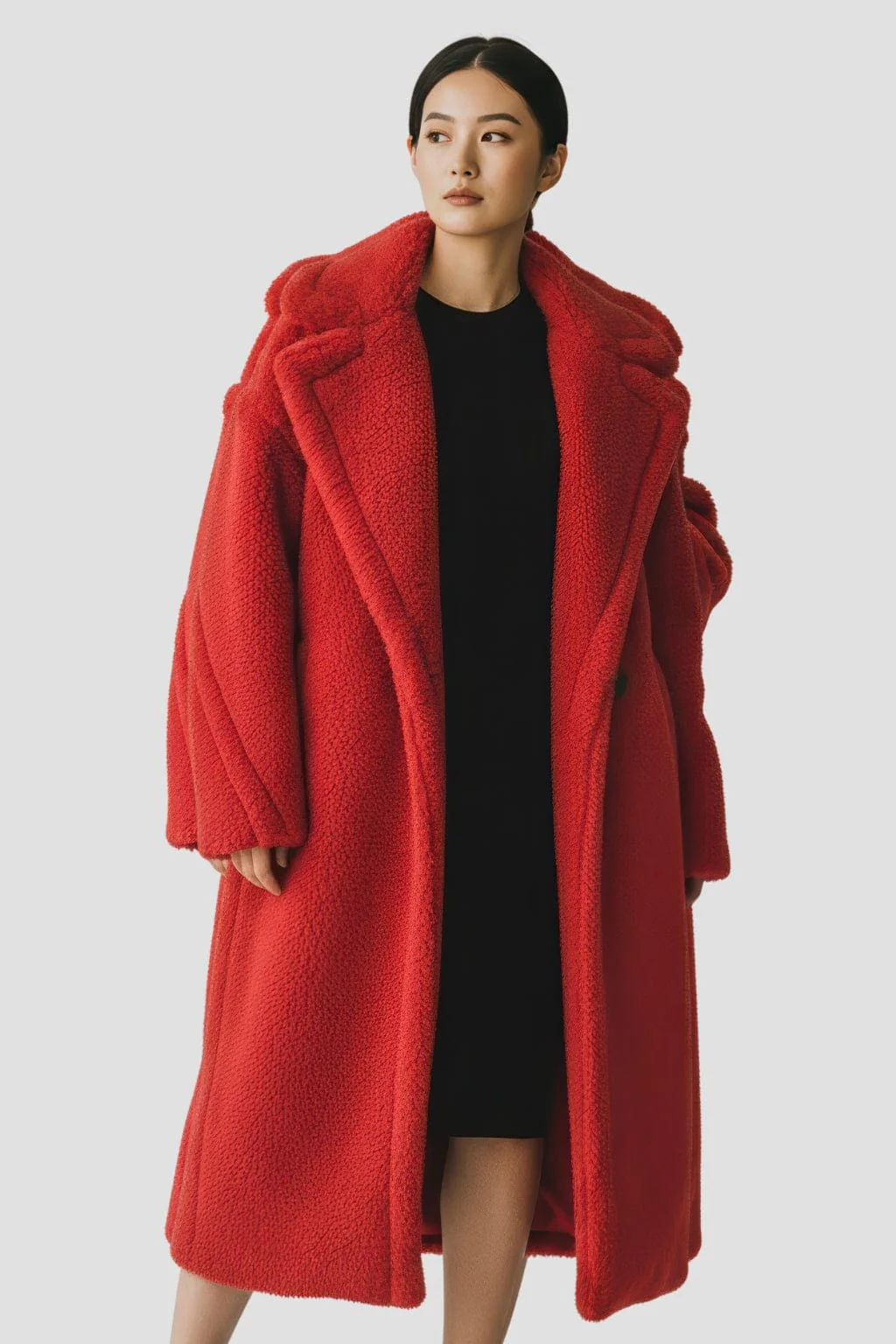 Manteau fourrure femme boucler – Image 3