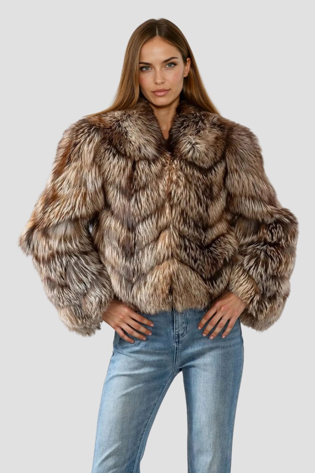 Manteau fourrure femme hiver – Image 4