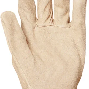 Gants EUROSTRONG 1110 cuir croûte vachette élast dos