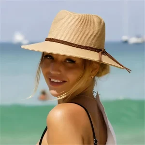 Chapeau de Paille Pliable - Braided