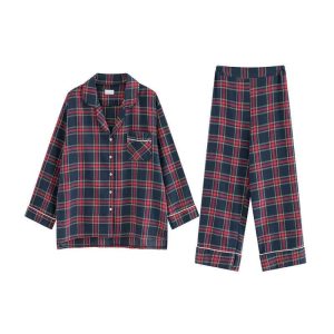 Pyjama à carreaux pour femme