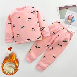 Pyjama à imprimés en coton filles