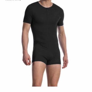 Pyjama barboteuse à manche courte pour homme