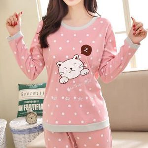 Pyjama chaud chat mignon