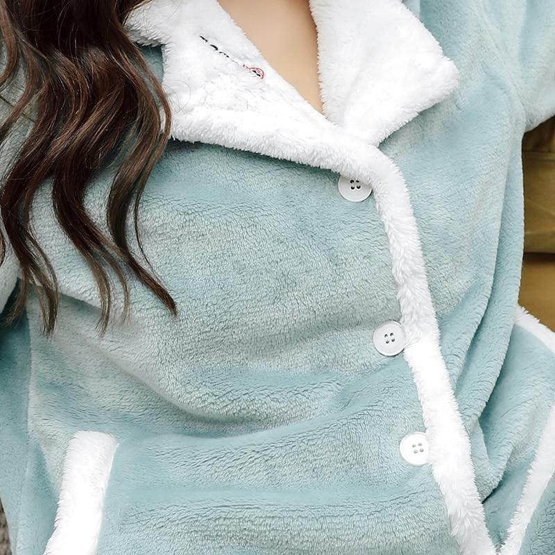 Pyjama chemisier polaire doux – Image 6