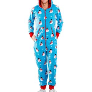 Combinaison Pyjama bonhomme de neige pour homme