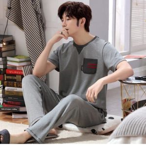 Pyjama courtes manches pour homme