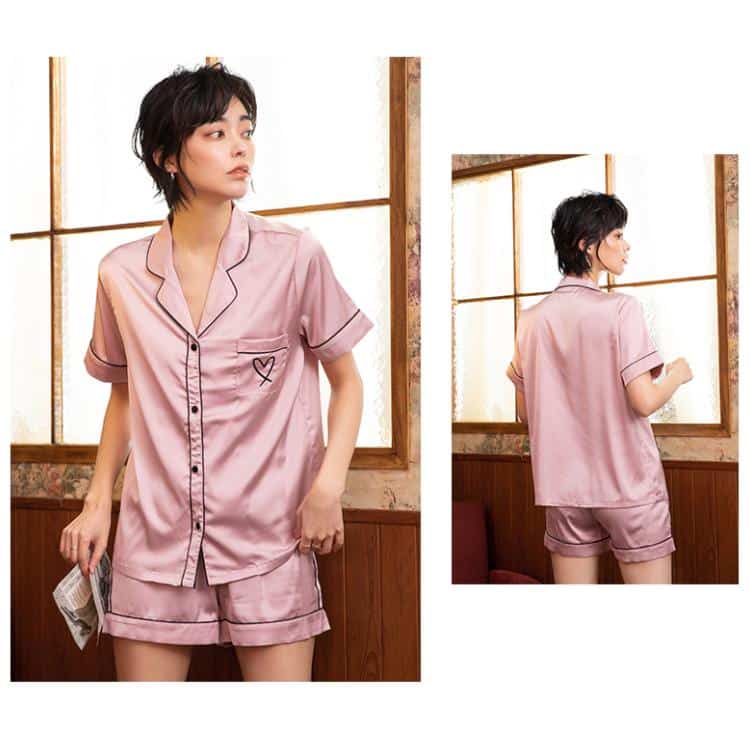 Pyjama d’été en satin