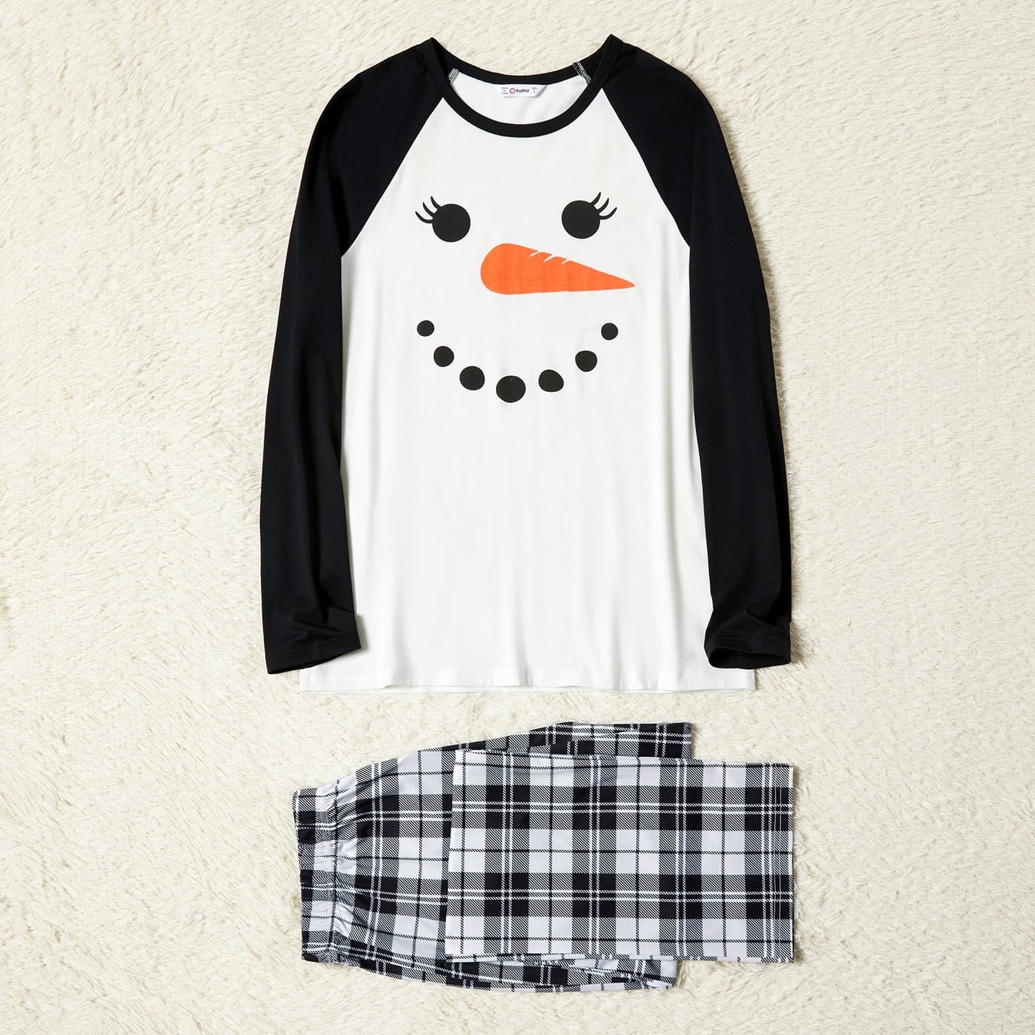 Pyjama de noël bonhomme de neige assorti pour toute la famille – Image 2