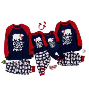 Pyjama de Noel ours polaire pour toute la famille