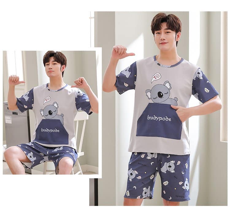 Pyjama d’été koala pour homme – Image 2