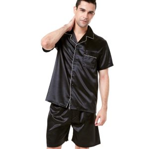 Pyjama en Satin pour homme été