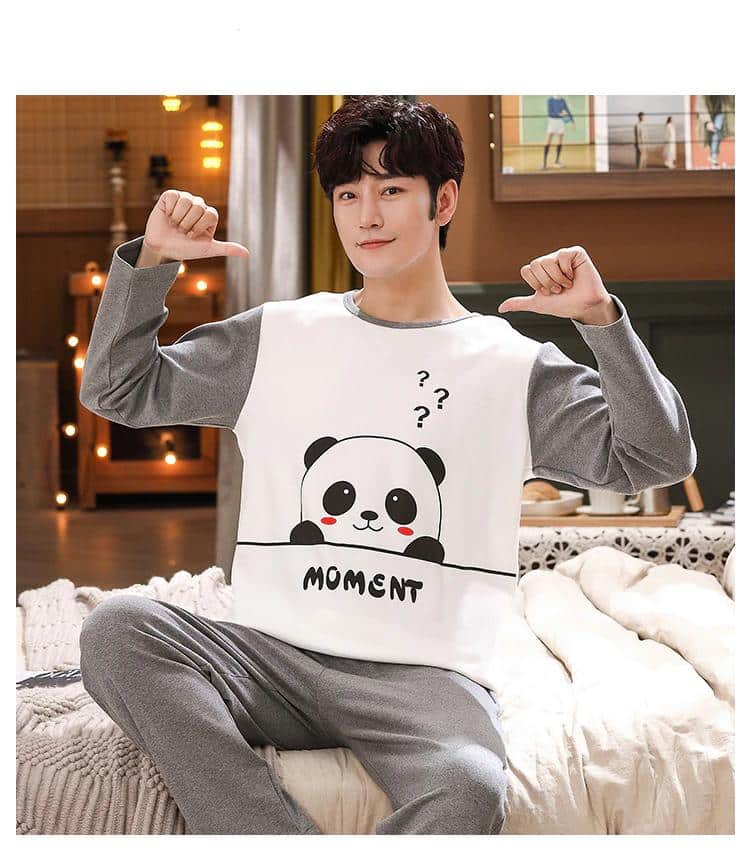 Pyjama homme à motif panda