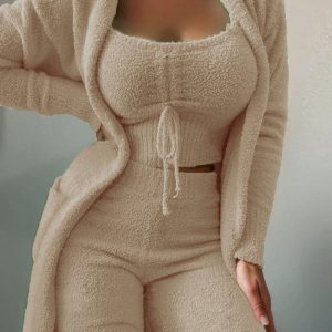 Pyjama pilou pilou en Velours pour Femme