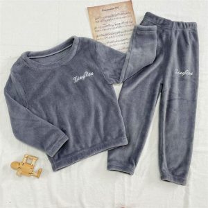 Pyjama polaire en molleton pour enfant
