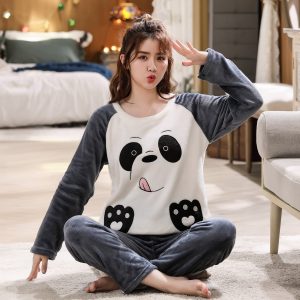 Pyjama polaire Panda unisexe