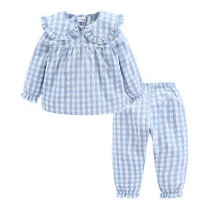 Pyjama pour enfant à carreaux