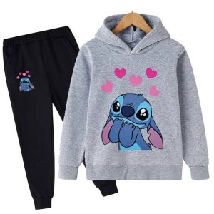 Pyjama Stitch à Capuche pour Enfant