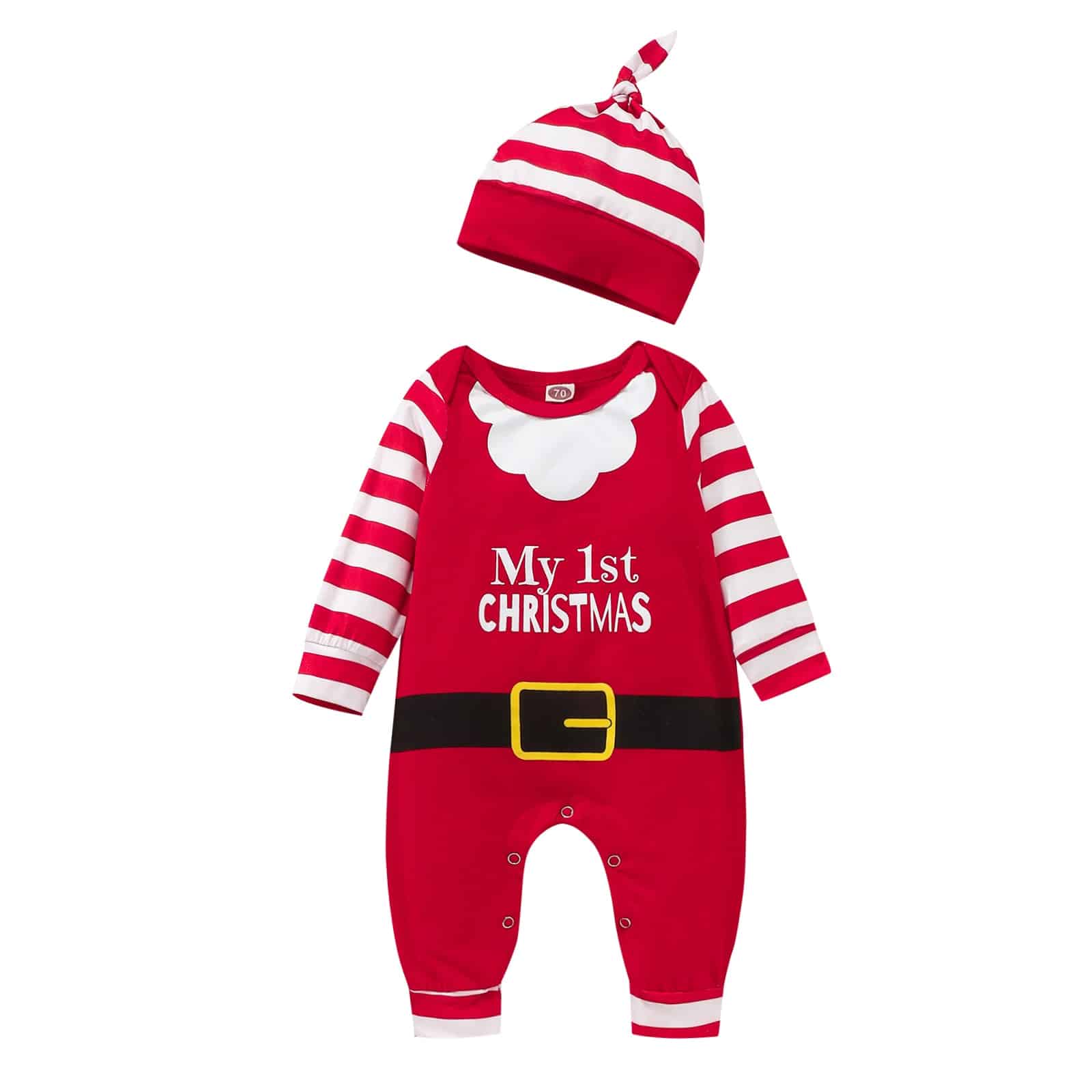 Tenue de noël à manches longues pour bébés filles et garçons