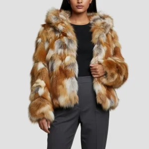 Veste fourrure femme soirée