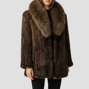 Veste fourrure femme vison